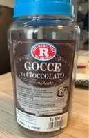 Mängden socker i Gocce di cioccolato