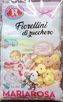 Mängden socker i Fiorellini di zucchero