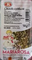 Mängden socker i Granella di pistacchi Mariarisa