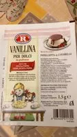 Mängden socker i Vanillina per dolci