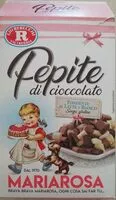 Mängden socker i Pepite di cioccolato