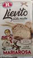 Mängden socker i Lievito con pasta madre