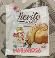 Mängden socker i Lievito per dolci