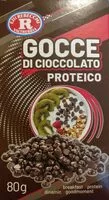 Mängden socker i Gocce di cioccolato proteico