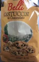 Mängden socker i Cantuccini al cioccolato