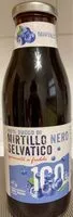Mängden socker i 100% succo di mirtillo nero selvatico