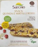 Mängden socker i Snack Quinoa e Mirtilli Rossi