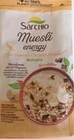 Mängden socker i Muesli energy con banana e cioccolato fondente