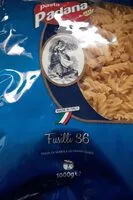 Mängden socker i Fusilli