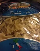 Mängden socker i Farfalle. 58