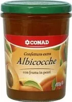 Mängden socker i Confettura Extra Albicocche
