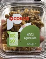 Mängden socker i Noci sgusciate