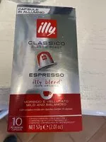 Mängden socker i Café Illy Espresso Classico capsulas