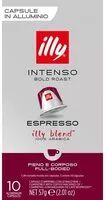Café Em Cápsula Torrado E Moído Intenso Espresso Illy Caixa 57g 10 Unidades