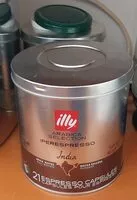 Mängden socker i Iperespresso India