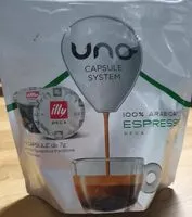 Mängden socker i Uno capsule sistema decaffeinato