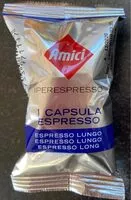 Mängden socker i Espresso lungo (Amici)