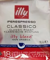 Mängden socker i Illy 108 Cialde Capsule Caffe' Originali Iperespresso Lungo