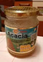 Mängden socker i Miele italiano acacia