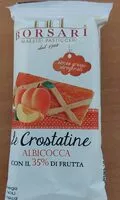 Mängden socker i Le Crostatine - Albicocca