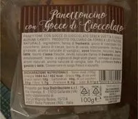 Mängden socker i panettoncino con gocce di cioccolato