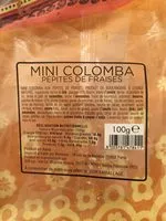 Mängden socker i Mini colomba aux pepites de fraises