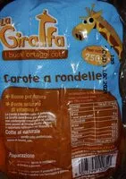 Mängden socker i Carote a rondelle