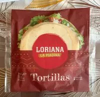 Mängden socker i Loriana la piadina