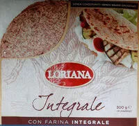 Mängden socker i Piadina integrale