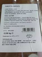 Mängden socker i Pancetta coppata