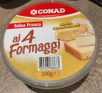 Mängden socker i Sugo fresco ai formaggi