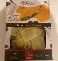 Mängden socker i Ravioli ricotta e spinaci