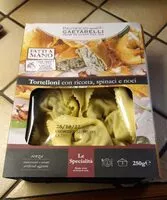 Mängden socker i Tortelloni gaetarell pastificio