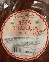 Mängden socker i Pizza di Pasqua dolce di Terni