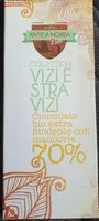 Mängden socker i Cioccolato bio extra fondente con mandorle 70%