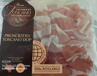 Mängden socker i Piacenti - Salumificio Toscano - Prosciutto Toscano DOP