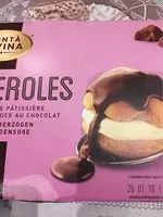 Mängden socker i Profiteroles, Schokolade