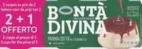 Mängden socker i Bonta Divina Panna Cotta x2 +1 Gratuit
