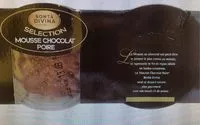 Mängden socker i Mousse chocolat poire