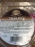 Mängden socker i Bonta Divina Selection Tiramisu le pot de 100 g