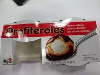 Mängden socker i Profiteroles