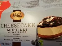 Mängden socker i Cheesecake myrtilles