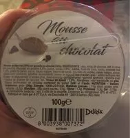 Mängden socker i Mousse au chocolat