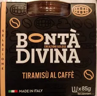 Mängden socker i Tiramisù al caffè