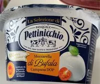 Mängden socker i Mozzarela di bufala