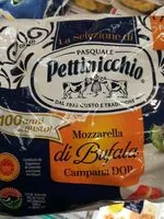 Mängden socker i Mozzarella di bufala campana