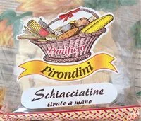 Mängden socker i Schiacciatine