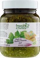 Mängden socker i Pesto con basilico genovese dop senza aglio