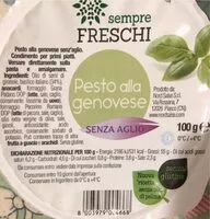 Mängden socker i Pesto alla genovese senza aglio