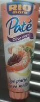Mängden socker i Rio Mare Pate Schwarze Oliven, 100G